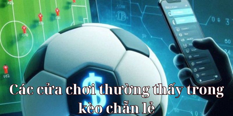 Các cửa chơi thường thấy trong kèo chẵn lẻ